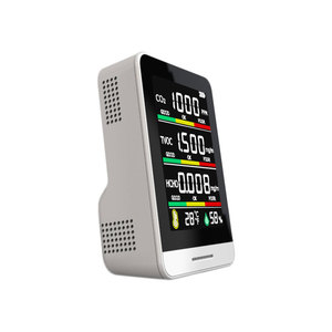Monitor de Calidad del Aire Portátil y Personalizado, Detecta CO2, TVOC, HCHO, Temperatura, Humedad, Medidor de Calidad del Aire - Product Image 1