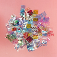 Sacs refermables personnalisés en polypropylène pour bijoux, petits sacs en plastique avec fermeture éclair pour l'emballage