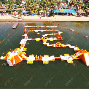 Équipement de jeu aquatique commercial extérieur mobile Plage Aqua Obstacle Course Sport Jeu Mer <span class=keywords><strong>Parc</strong></span> aquatique flottant gonflable à vendre - Product Image 1