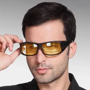 Gafas polarizadas de visión nocturna para hombre y mujer, lentes de sol deportivas a prueba de arena para ciclismo al aire libre