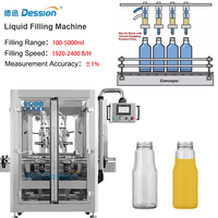 Ligne de production de remplissage automatique de bouteilles en plastique de sirop à prix d'usine Machine à emballer de remplissage de bouteilles en verre de liquide visqueux