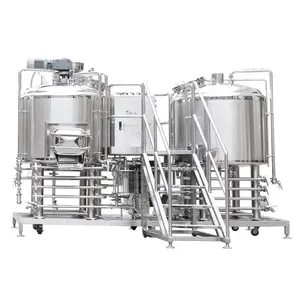 Planta de fermentación de cerveza para bar, modelo pequeño, 500l, equipo de cervecería con llave en mano