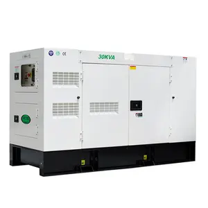 Gerador super silencioso 20kw 25kva, gerador diesel com motor ricardo kofo k4100ds