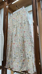 Falda de Algodón 100% de Cintura Alta, Estilo Dulce con Bordado Floral de Industria Pesada, Estilo Francés, para Mujer, Verano - Product Image 4