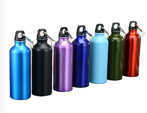 Bouteille d'eau sport isotherme personnalisée 2024 en acier inoxydable 500 ml, blanche, réutilisable, sous vide, avec matériau en aluminium - Product Image 4