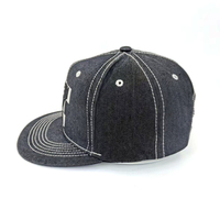 Venta al por mayor de 6 paneles de ala plana gorra de béisbol Hombres Mujeres Hip Hop 3D bordado de malla personalizada Snapback Cap