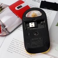 Logo personnalisé 3D flottant USB 2.4Ghz AAA batterie liquide sans fil optique Aqua ordinateur Maus Mysz souris cadeaux d'affaires promotionnels