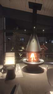 Chimenea <span class=keywords><strong>de</strong></span> diseño personalizado <span class=keywords><strong>de</strong></span> leña para interiores, chimenea en la azotea, decoración <span class=keywords><strong>de</strong></span> cristal envolvente suspendida, chimenea <span class=keywords><strong>de</strong></span> lujo - Product Image 6