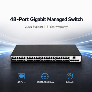 D-H3C US552S-X พอร์ตอีเธอร์เน็ต BASE-T 4810/100/1000TX + พอร์ต 21000BASE-X SFP + พอร์ต 2*1/10GE SFP+ สวิตช์เครือข่ายกิกะบิต - Product Image 1
