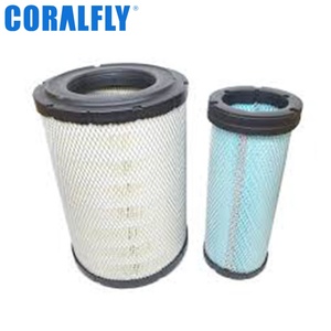 ไส้กรองอากาศเครื่องยนต์ Af25129m P532503 P780331 Af25130m P532504 6i2503 600-185-5110 600-185-5100 2652c831 สำหรับรถบรรทุก FOTON Faw Jiefang - Product Image 2