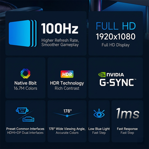 Moniteur de jeu OEM personnalisé 32 pouces 2K 180Hz 240Hz IPS <span class=keywords><strong>1ms</strong></span> QHD à taux de rafraîchissement élevé pour le jeu professionnel et le travail de bureau - Product Image 3