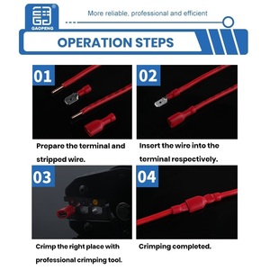 Заводской отчет MDD/FDD/FDFD штекер гнездовой лопатки клеммный разъем холодного нажатия обжимной клемма батареи - Product Image 5