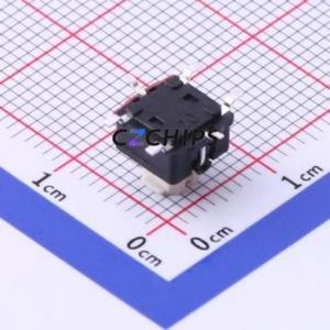 K6-6150S02 Tactile Switch SMD Switch ( Operating Force: 1.6N )( Mounting Type: Vertical Mount )( Switch Length: 7.2mm ) - Product Image 2