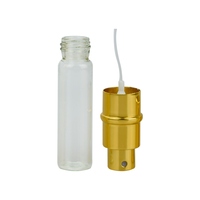 Atomiseur de parfum miniature en verre de 5 ml, 10 ml, 15 ml, flacon pulvérisateur en verre pour parfum avec vaporisateur à fine brume pour échantillon de parfum et de fragrance