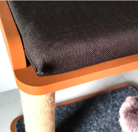 Meuble pour chat en bois de luxe, arbre à chat, tour d'escalade, maison, griffoir, étagère, lit pour chat avec coussin