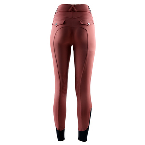 Pantaloni da equitazione di fabbricazione professionale per personalizzare Leggings da corsa di <span class=keywords><strong>cavalli</strong></span> collant <span class=keywords><strong>Vintage</strong></span> da donna con impugnatura in Silicone pantaloni Jodhpurs - Product Image 4