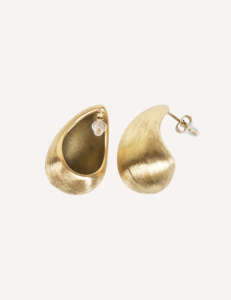 Pendientes YOL E02 de acero inoxidable de color dorado - Product Image 2