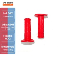 Poignées de guidon Yahodar pour moto Yamaha pour modèles tout-terrain/double usage/route - Nouvelles poignées en caoutchouc avec garantie de 6 mois, pièces de rechange