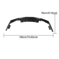 Labio difusor de parachoques trasero de fibra de carbono S650 para Ford Mustang S650 2,0 T 2,3 T Base modelo 2024