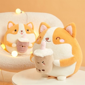 Vente directe d'usine : Chien en peluche brun et blanc tenant un adorable Boba en peluche, 30 cm, <span class=keywords><strong>Shiba</strong></span> <span class=keywords><strong>Inu</strong></span> en peluche - Product Image 4