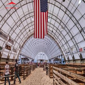 尺寸定制热浸易立马棚/钢结构牛棚在美国销售 - Product Image 1