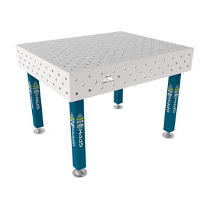 Banco de soldadura SteelPlus INOX GPPH 1,2x1Mt 12mm de espesor, rejilla diagonal con agujeros de 16mm - Product Image 1