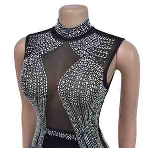 Nouvelle Robe Longue de Soirée en Gaze Brodé pour Femme, Collection 2026, Tendance Club, Marque de Luxe Célèbre - Product Image 6