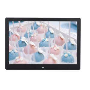 13 Inch Wifi Android USB Powered Advertising Player LCD Screen Monitor Digital Photo <b>Frame</b> with Clock Function - Product Image 1
