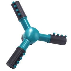 Aspersor Giratorio Automático de 360 Grados con Rosca Externa de 4 Puntos, Aspersor de Plástico para Riego de Jardín y Patio - Product Image 3