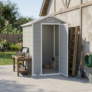 <span class=keywords><strong>Abri</strong></span> <span class=keywords><strong>de</strong></span> <span class=keywords><strong>jardin</strong></span> en plastique PP personnalisé, écologique, durable, facile à assembler, portable et résistant à la rouille <span class=keywords><strong>pour</strong></span> cour et patio - Product Image 5