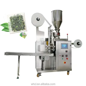 Small Inner Filter Paper Tea Pack Machines Tea Bag Pouch with Thread and Label Packing Machine Packaging Machinery