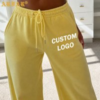 Ensemble 2 pièces personnalisé pour femme : sweat à capuche court zippé et pantalon large à taille élastique – Vêtements personnalisés pour femme