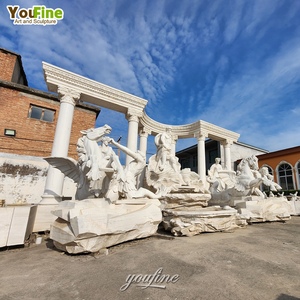 Fuente Grande de mármol de <span class=keywords><strong>Trevi</strong></span> de piedra de jardín - Product Image 3