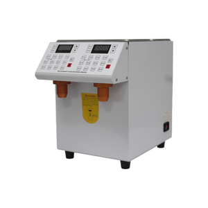 Nueva Máquina Dispensadora de Fructosa Motorizada de Acero Inoxidable, Dispensador Eléctrico Automático de Sirope con Capacidad de 5L+5L para Té con Leche y Burbujas - Product Image 1