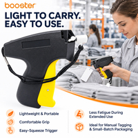 Booster Industrial Vêtements écologiques à micro-coutures pour armes à feu avec épingles à étiquettes en nylon et matériau ABS