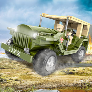 Bloques de construcción de camiones COGO para niños, figuras de <span class=keywords><strong>batalla</strong></span>, Juguetes Educativos de bloques de construcción - Product Image 4