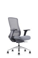 Chaise de bureau ergonomique en maille réglable, dossier haut, personnalisable avec logo, pour manager et cadre, vente en gros, usine de Foshan