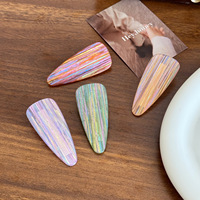 Pinces à cheveux FANXING en acétate, faites à la main, écologiques, légères, colorées, style simple, accessoires pour cheveux pour femmes, pour les fêtes