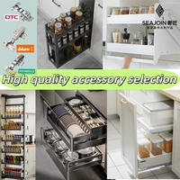Ensemble de meubles de cuisine modernes et écologiques avec plan en mélaminé, robinet, quincaillerie robuste et surface facile à nettoyer pour la famille