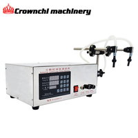 Machine de remplissage de liquides à double tête GFK-280 à commande numérique haute efficacité pour sacs et barils de lait de soja et produits chimiques |   Moteur CE