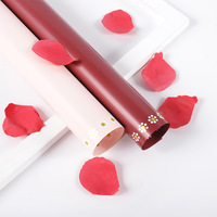 Fournitures pour fleuristes fantaisistes, papier d'emballage pour bouquets floraux, imperméable, motif floral