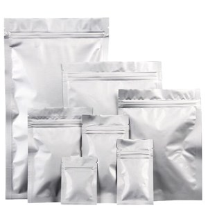 8X15cm Factory Sales Flat Zip Lock Resealable Pouches Food <b>Bag</b> Promotional Pack - Product Image 1