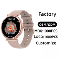 Reloj Inteligente para Mujer 2026, Resistente al Agua, Monitor de Ritmo Cardíaco, SpO2, Monitor de Sueño, Relojes Inteligentes Personalizados, Directo de Fábrica, Venta al Por Mayor, MOQ Bajo