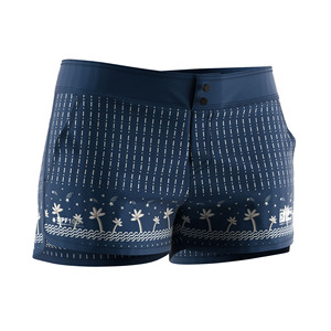 Shorts de Playa para Mujer con Bolsillos, Cierre de Botones, Protección UV y Absorción de Humedad para el Día de Playa - Product Image 3