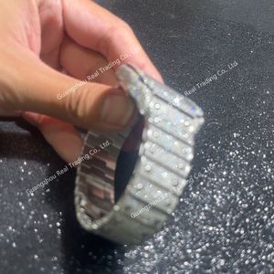 Orologio da Polso Automatico di Lusso Hip Hop con Diamanti Sintetici <span class=keywords><strong>Colorati</strong></span> VVS, Supera il Test del Diamante - Product Image 5