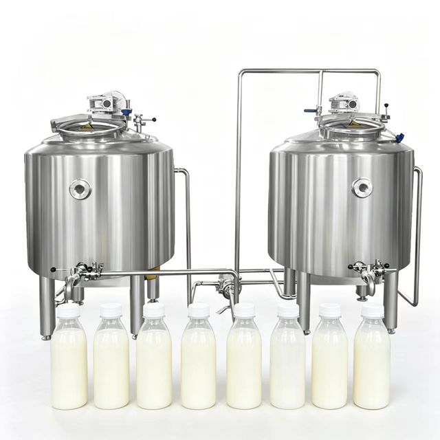 100L, 200L, 300L, 500L Pasteurizer for Milk, Milk Processing Plant, Yogurt Fermentation Production Line