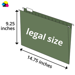 Bán Buôn Sản Phẩm Văn Phòng Phẩm Kích Thước Pháp Lý 1/3 Cắt Tab Điều Chỉnh Tiêu Chuẩn Thư Mục Tệp Treo Màu Xanh Lá Cây - Product Image 3