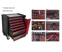 Armoire de rangement pour outils de mécanicien 420 pièces, en fer, avec 7 tiroirs, capacité de charge de 300 kg, garantie de 3 ans, personnalisable OEM, CE