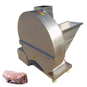 Rabot à viande en bloc congelé de production élevée trancheuse de porc congelée machine à flaker de boeuf congelé