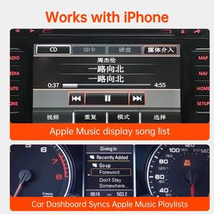 Adaptateur Bluetooth pour voiture GITANK pour VW <span class=keywords><strong>RNS</strong></span> 510, VW 3G pour <span class=keywords><strong>RNS</strong></span> <span class=keywords><strong>315</strong></span>, systèmes VW Premium 8. Interface multimédia Music Symphony Concert. - Product Image 3